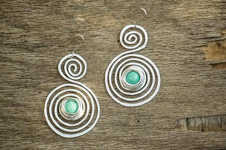 Earrings, Silver, Earrings