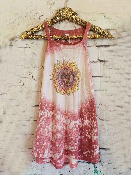 

Top Girasole, Rosa rosso, Tank Top