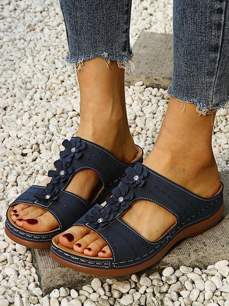 

Sandali con Termico, Blu intenso, Sandals