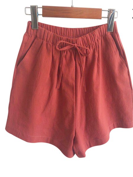 

Pantaloni Casuale, Orange red, Shorts