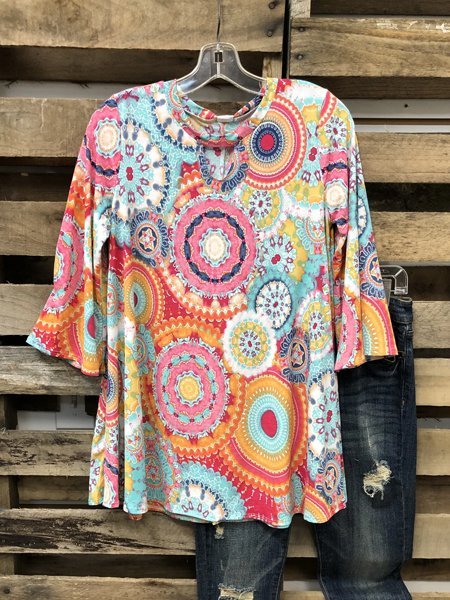 

Top Casuale, Colore, T-Shirts