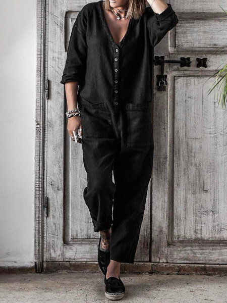 

One-Pieces Vintage, Nero, Jumpsuits