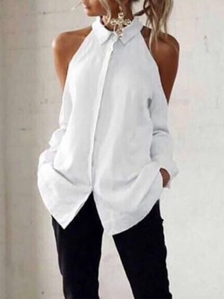 Camicia, Bianco, Tank Top