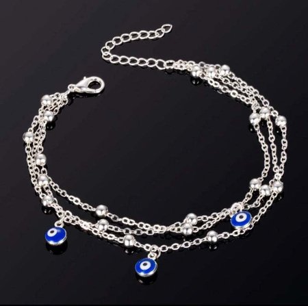 Alloy Anklets Silver/