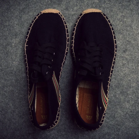 

Canvas All Season Casual Shoes, Solid black, Flats & Loafers