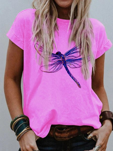

T-Shirt Dritto, Rosa, T-Shirts