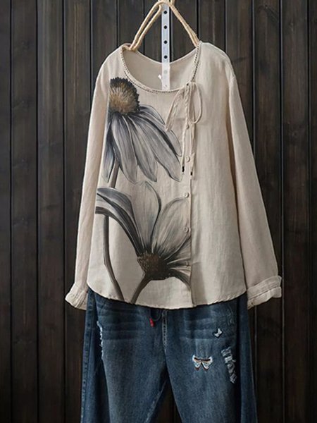 

Top Vintage di Misto Cotone, Cachi, Blouses & Shirts