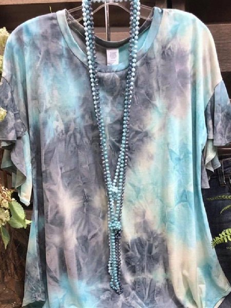 

T-Shirt Dritto, Blu, T-Shirts