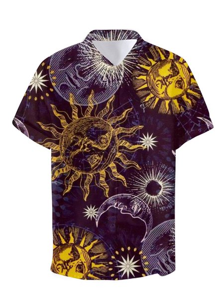 

Men Printed Casual Shirts, Violet, Blouses&Shirts