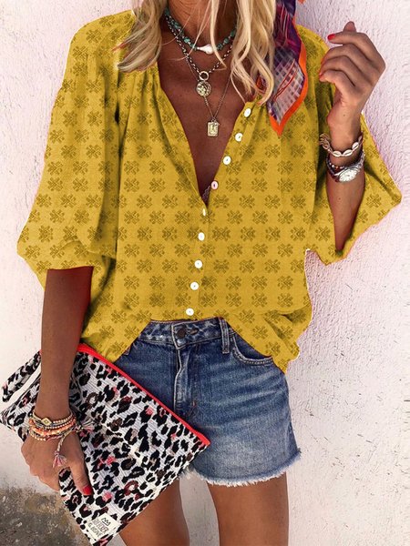 

Top Vintage, Giallo, Blouses & Shirts