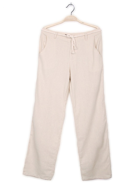 Casual Plain Jeans, Khaki, Jeans