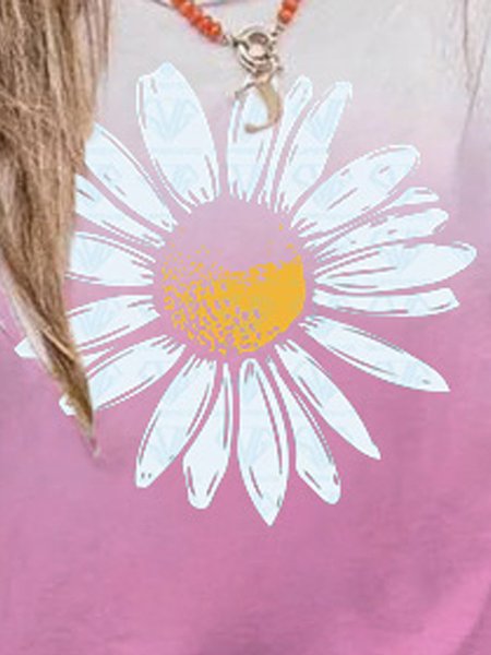 

T-Shirt Floreale, Rosa, T-Shirts