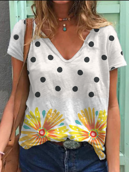 T-Shirt Stampato, Bianco, T-Shirts
