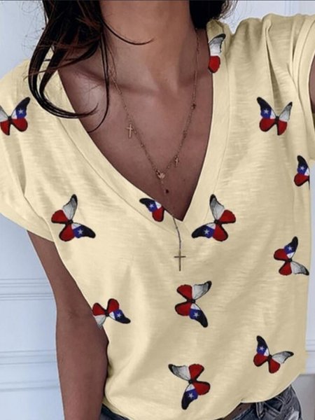 

Casual V Neck Shirts & Tops, Yellow, Blouses & Shirts