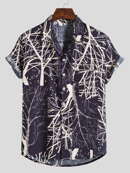 

Men Casual Printed Shirts, As picture, Shirts