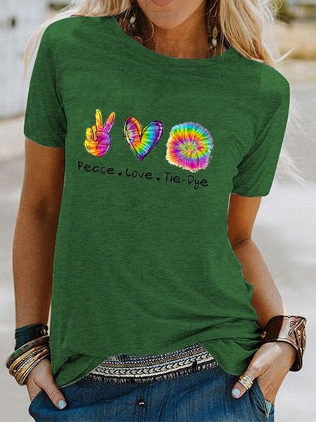 

Short Sleeve Casual Shirts & Tops, Darkgreen, T-shirts
