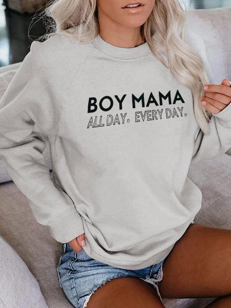 

ALL DAY EVERY DAY RAGLAN SWEATSHIRT, White, Hoodies&Sweatshirts