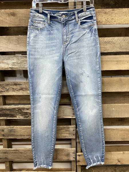 

Blue Plain Sexy Denim Jeans, Bottoms