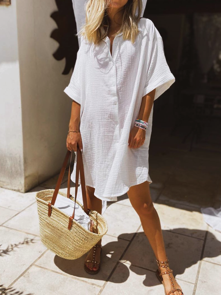 

Abito Casuale, Bianco, Casual Dresses