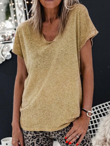 

T-Shirt Casuale, Cachi, T-Shirts