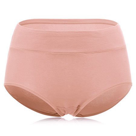 

Cotton Seamless Solid Panty Breathable Brief, Cameo, Underwear