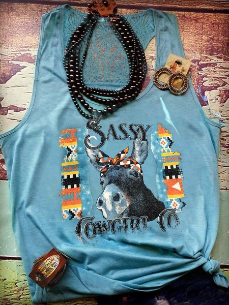 

Blue Cotton Crew Neck Short Sleeve Vintage Shirts & Tops, T-shirts