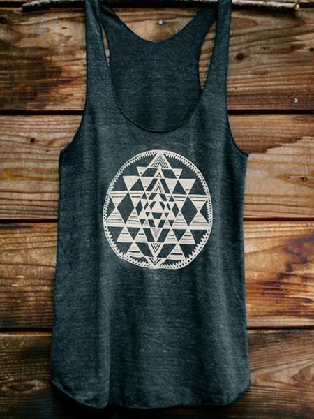 

Blue Casual Sleeveless Tank Top for Women, Tank Top