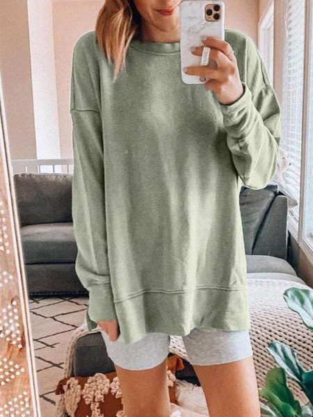 

Top a Girocollo, Grigio verde, Hoodies & Sweatshirts
