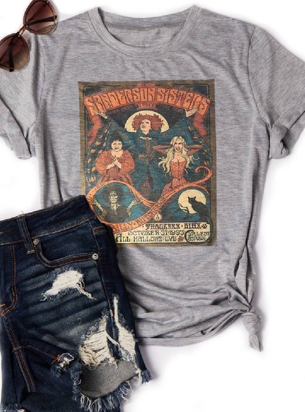 

Sanderson Sisters Halloween Tee, Gray, T-shirts
