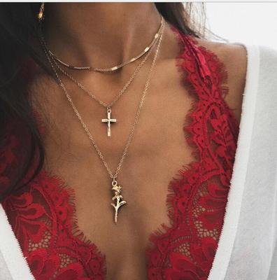 

Vintage Necklace, Golden, Necklaces