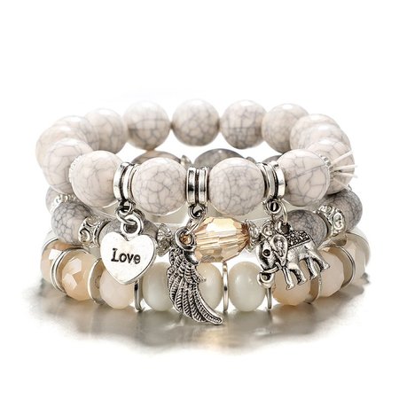 Fashion Bracelet, White, Others