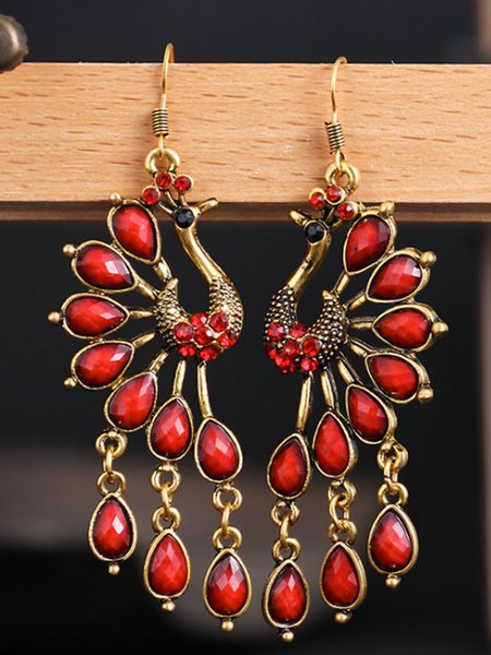

Vintage Earrings, Red, Others