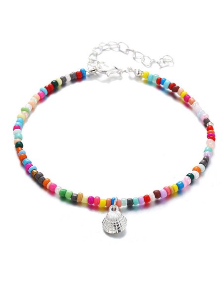 

Alloy Anklets, Silver, Anklets