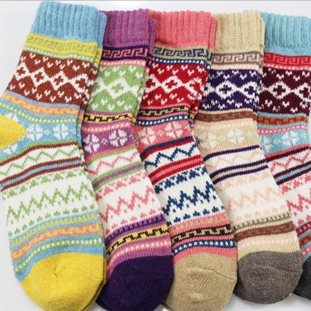 

As Picture Cotton Socks（A pair of random colors）, Socks