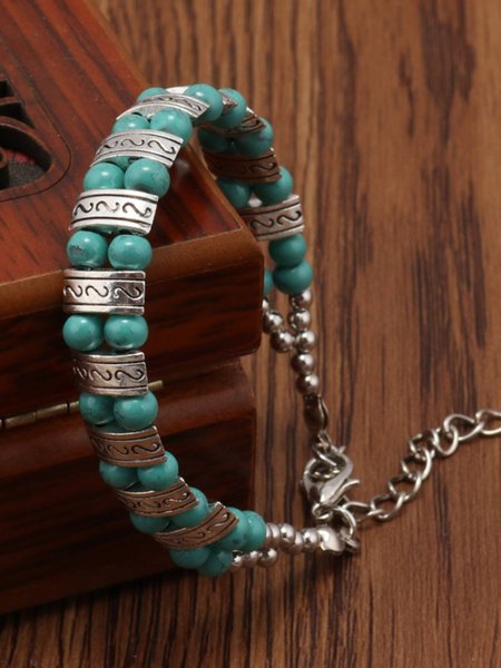 As Picture Casual Alloy Bracelets, Winter Clearance