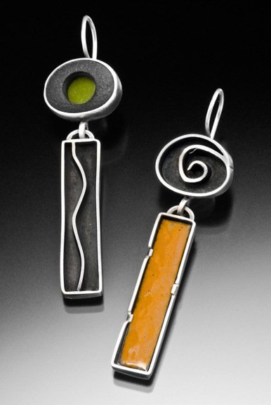

Vintage Orecchini, Argento, Earring