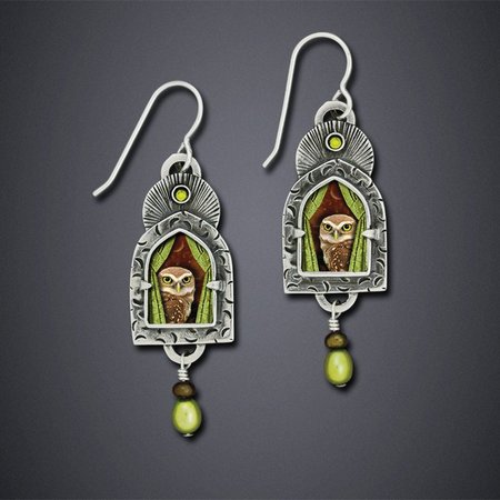 

Vintage Earrings, Silver, Earrings