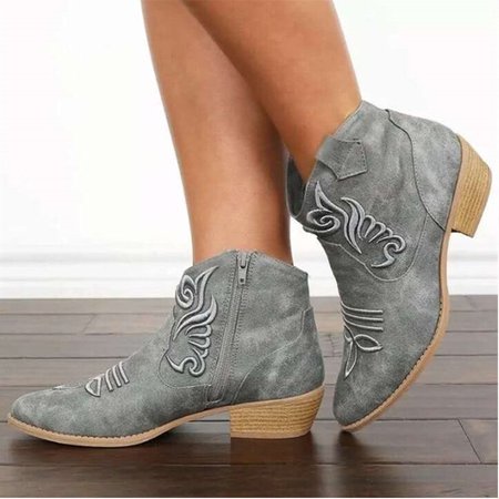 

Bloccare Tacco All'aperto Stivali, Grigio, Boots