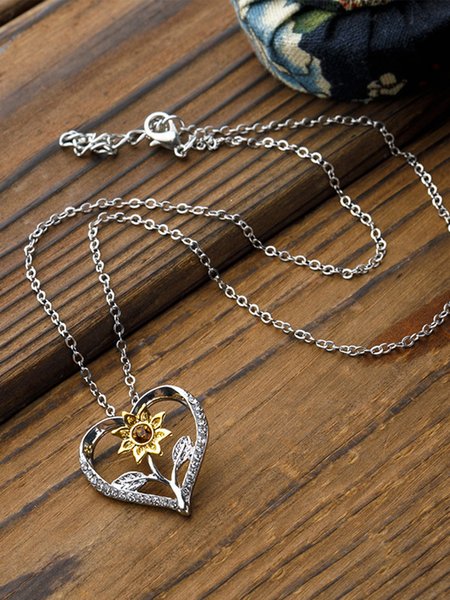 As Picture Casual Alloy Necklace, Necklaces