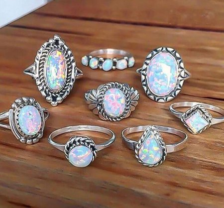 

White Set Casual Alloy Jewelry Sets, Accessories