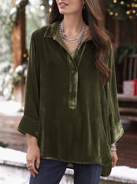 

Verde Velluto Maniche Lunghe Top, Hoodies & Sweatshirts
