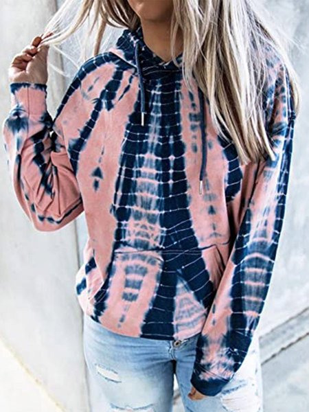 

Vintage Felpa con cappuccio Maniche Lunghe Tinto Legato Taglia Grande Statement Casuale Felpa, Blu marino, Hoodies & Sweatshirts