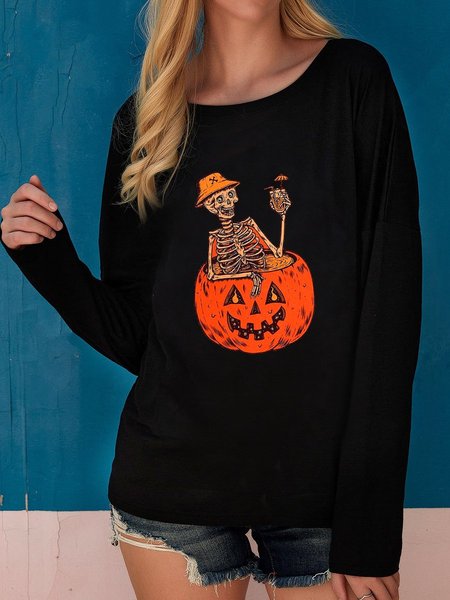 

Black Long Sleeve Printed Shirts & Top, Hoodies&Sweatshirts