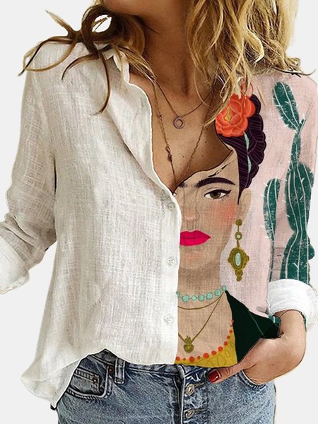 

White Cotton Long Sleeve Shirts & Tops, Shirts & Blouses