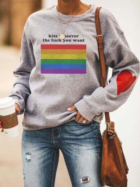 

Long Sleeve Casual Sweatshirt, Yellow, Hoodies&Sweatshirts