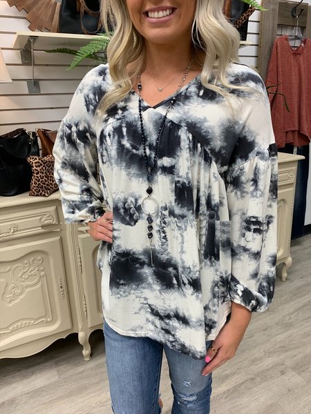 

Long Sleeve Shirts & Tops, Black, Tops