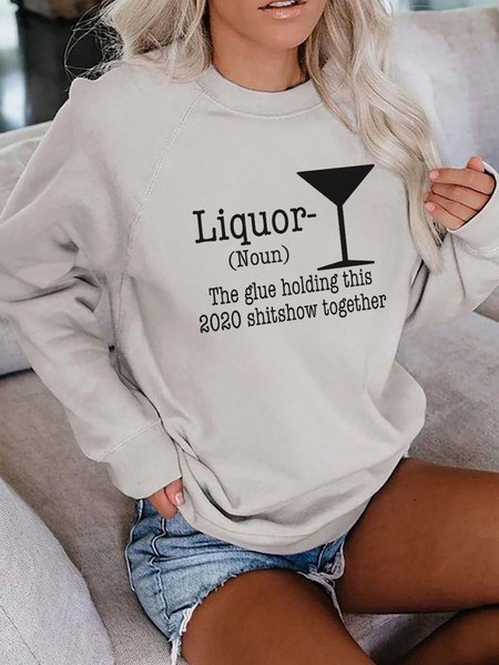 

Liquor Sweatshirt, White, Hoodies&Sweatshirts