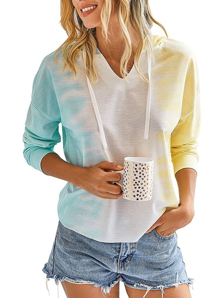 

Casuale Top Vintage Multicolore Maniche Lunghe Statement Stampato, Giallo, Hoodies & Sweatshirts