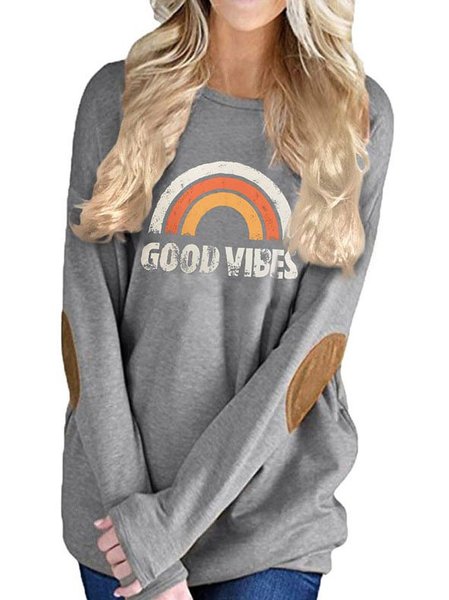 

Cotton-Blend Casual Floral-Print Sweatshirt, Gray, Hoodies&Sweatshirts