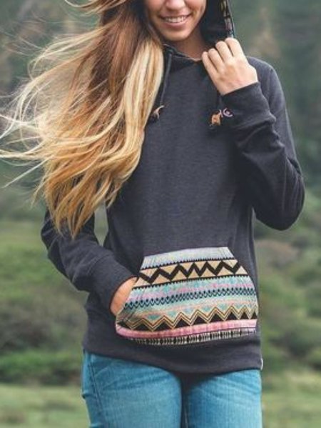 

Gray Knitted Shift Long Sleeve Sweatshirts, Sweatshirts & Hoodies